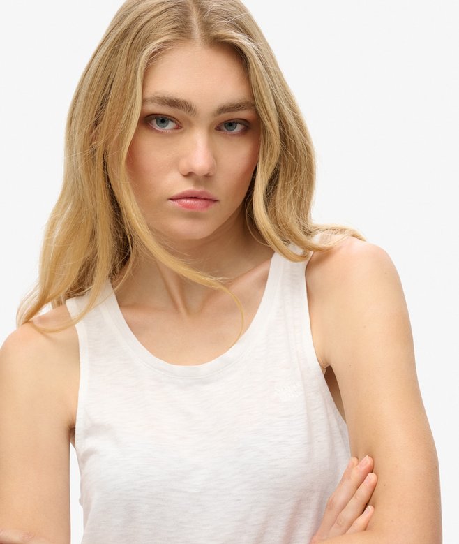 superdry Camiseta sin mangas con amplio escote redondo En oferta
