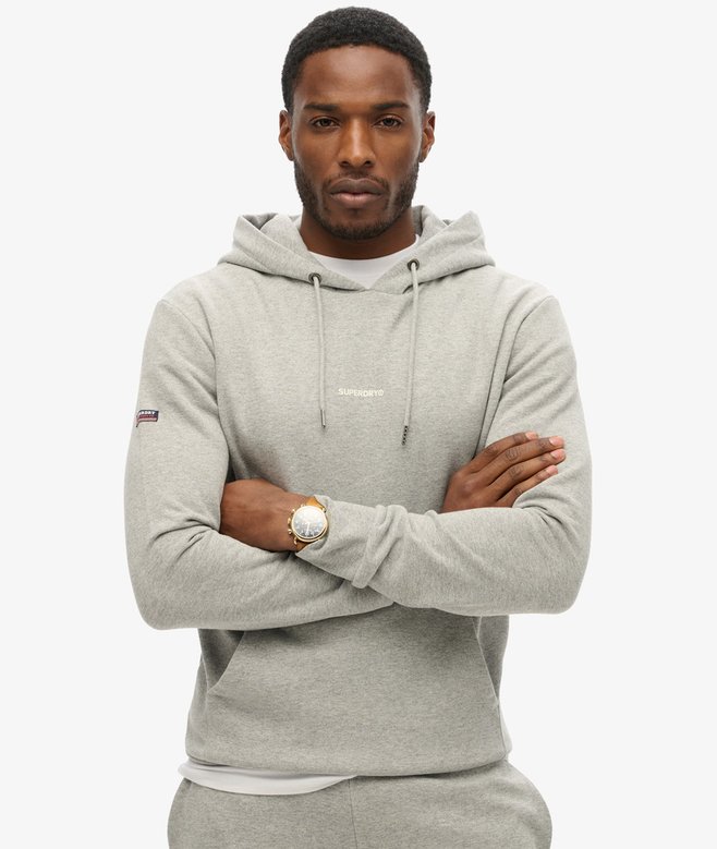 superdry Sudadera lisa con capucha