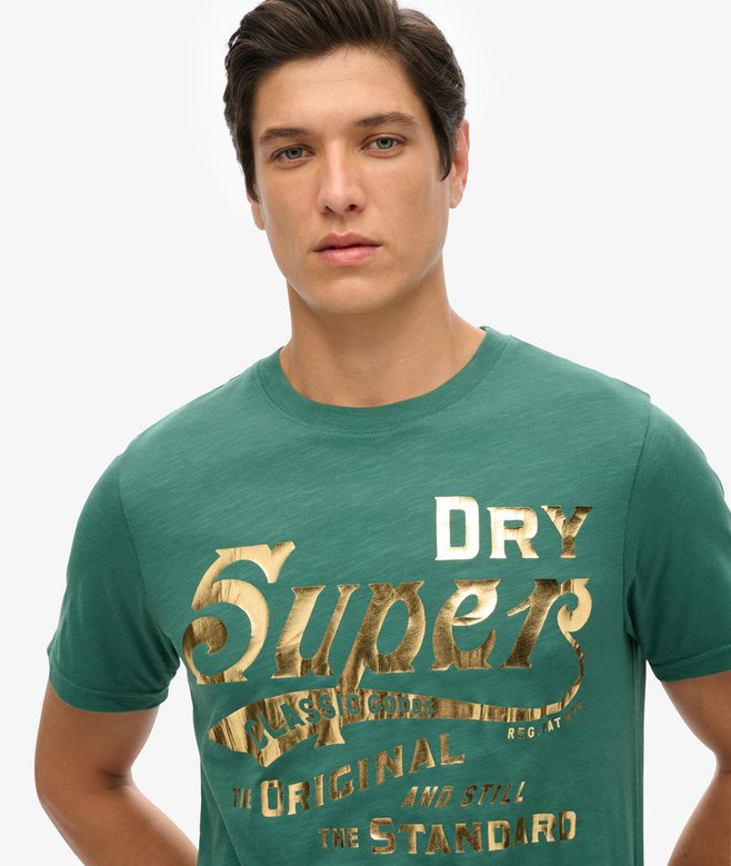 superdry Camiseta gráfica metalizada Workwear Oferta especial de fábrica