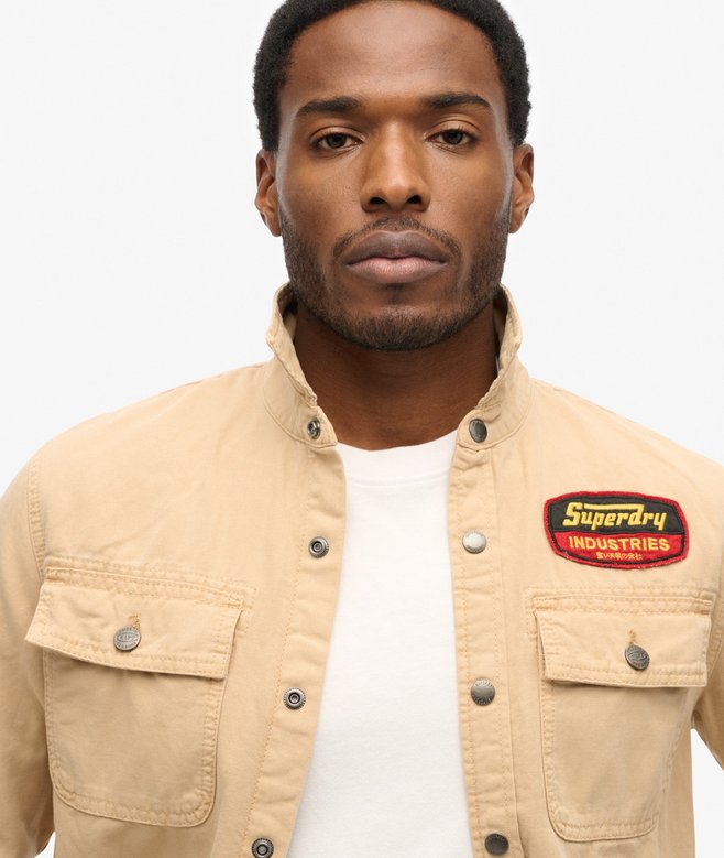 superdry Sobrecamisa de lona con parches Ahorra y exporta