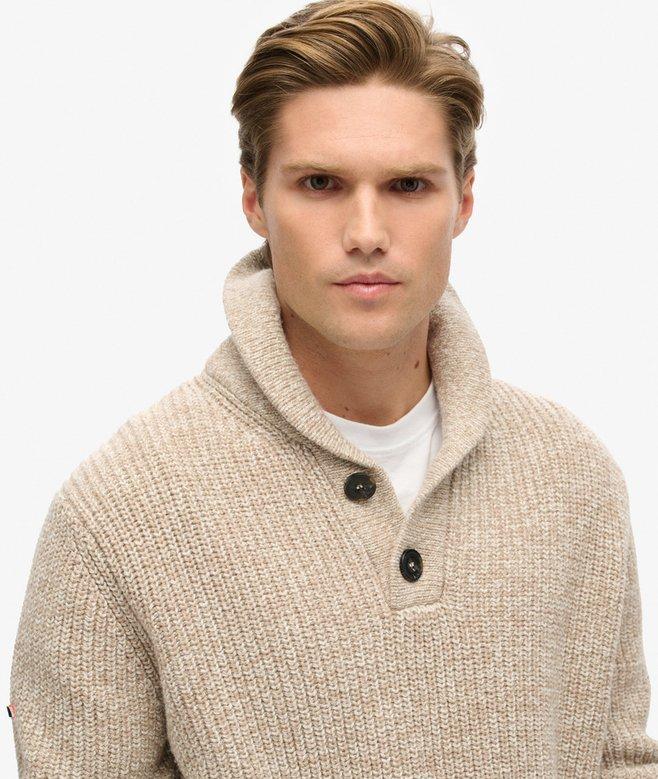superdry Jersey con cuello de chal Precio ultrabajo