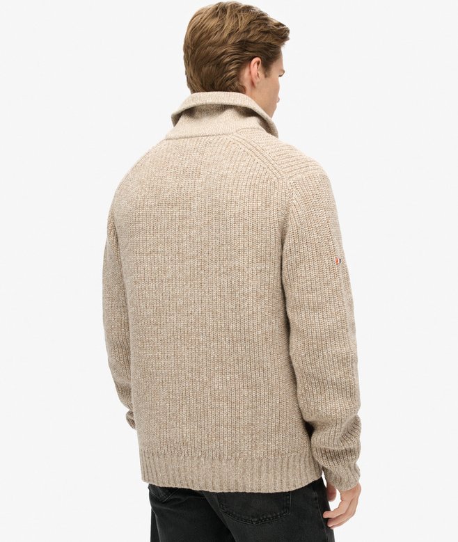 superdry Jersey con cuello de chal Precio ultrabajo