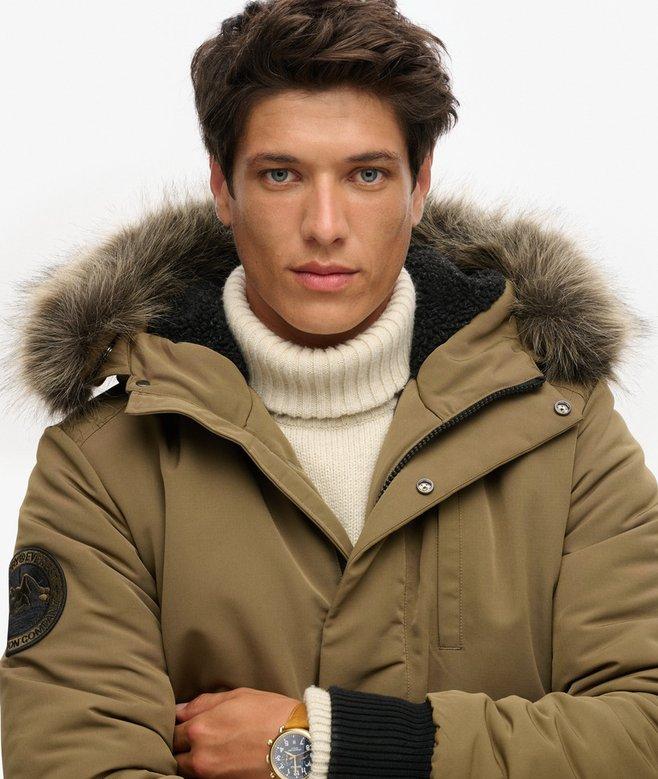 superdry Cazadora bómber acolchada con capucha Everest En línea