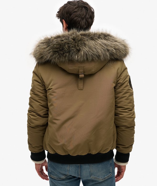 superdry Cazadora bómber acolchada con capucha Everest En línea