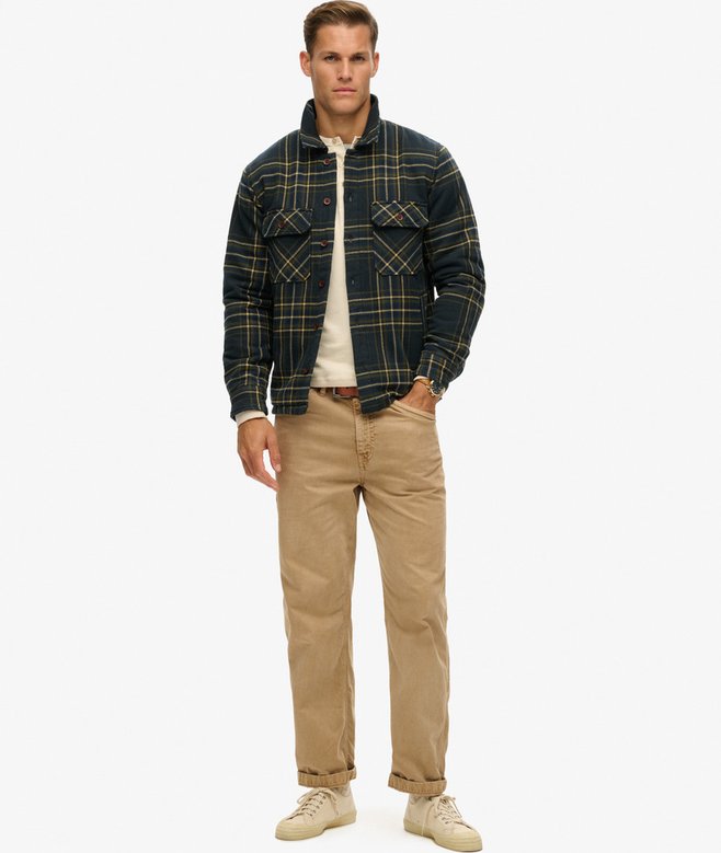 superdry Sobrecamisa acolchada a cuadros Surplus Gran oferta