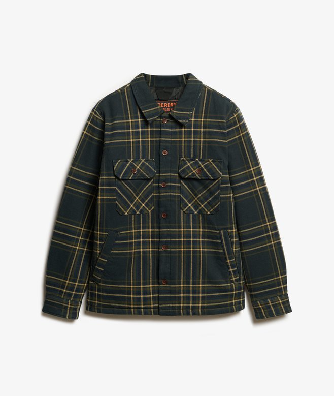 superdry Sobrecamisa acolchada a cuadros Surplus Gran oferta