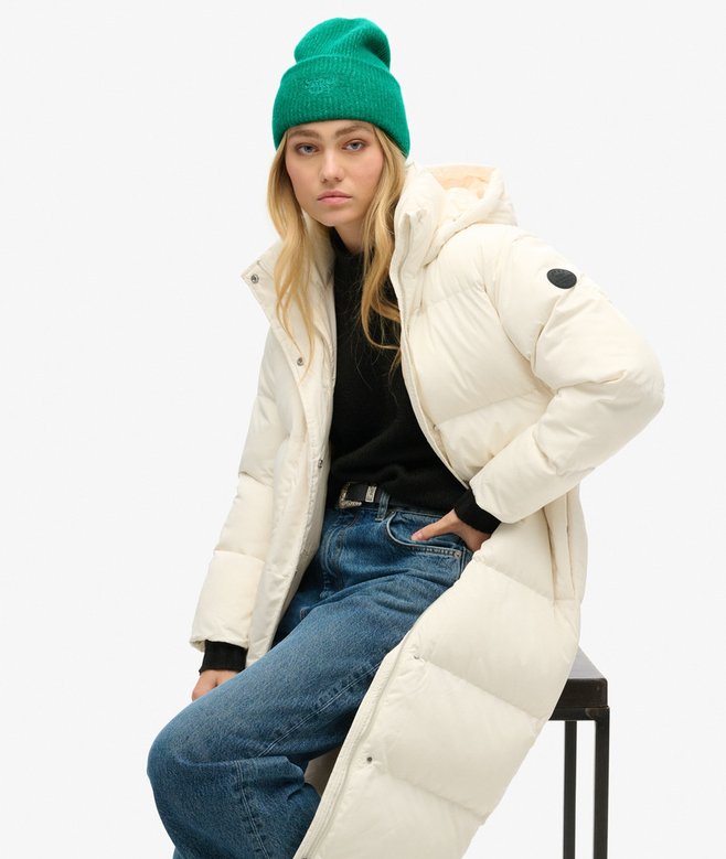 superdry Gorro de punto de canalé suave Oferta especial