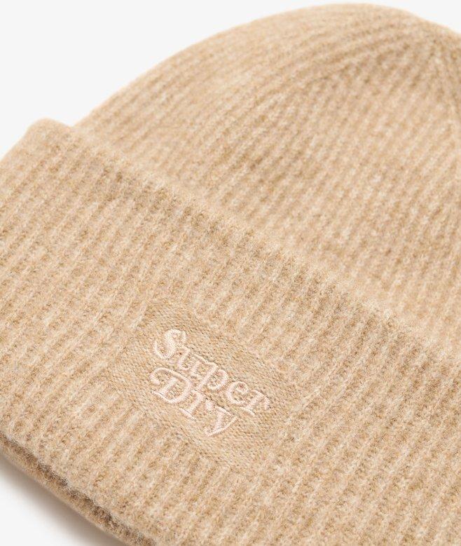 superdry Gorro de punto de canalé suave Últimos 2 días