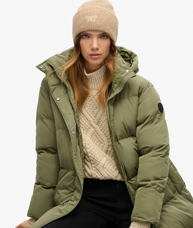 superdry Gorro de punto de canalé suave Últimos 2 días