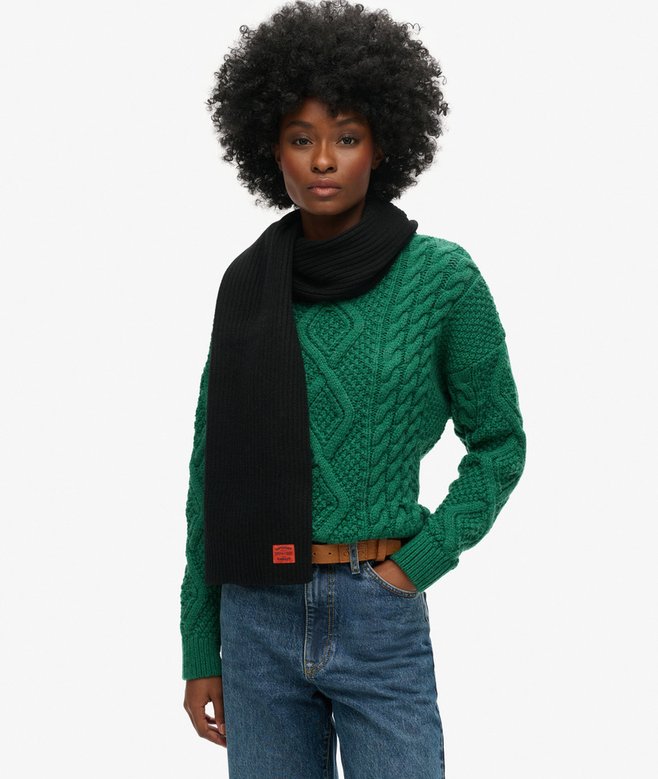 superdry Bufanda de punto Workwear Precio de fábrica