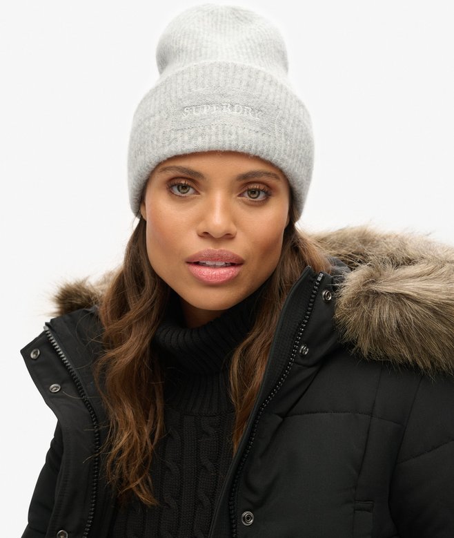 superdry Gorro de punto de canalé suave Limitado a 3 días