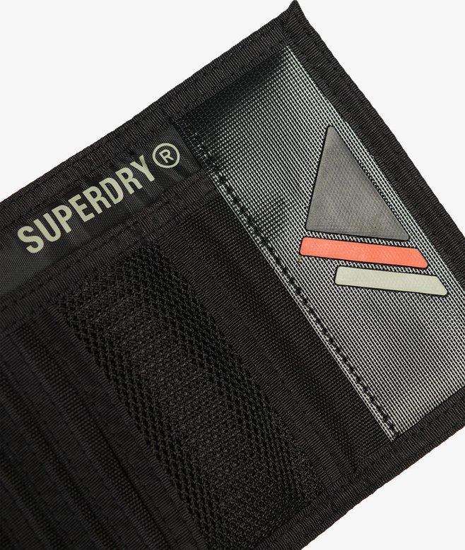 superdry Cartera plegable de lona de diseño tríptico Ofertas de temporada