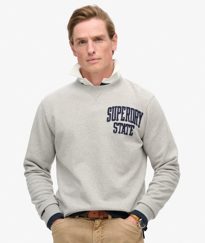 superdry Sudadera de cuello redondo Vintage Athletic Rebajas de fábrica