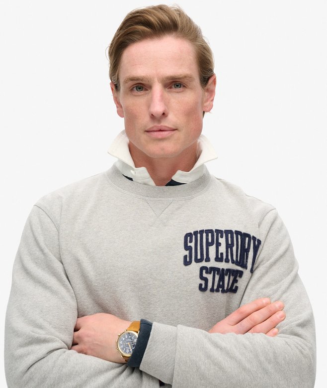 superdry Sudadera de cuello redondo Vintage Athletic Rebajas de fábrica