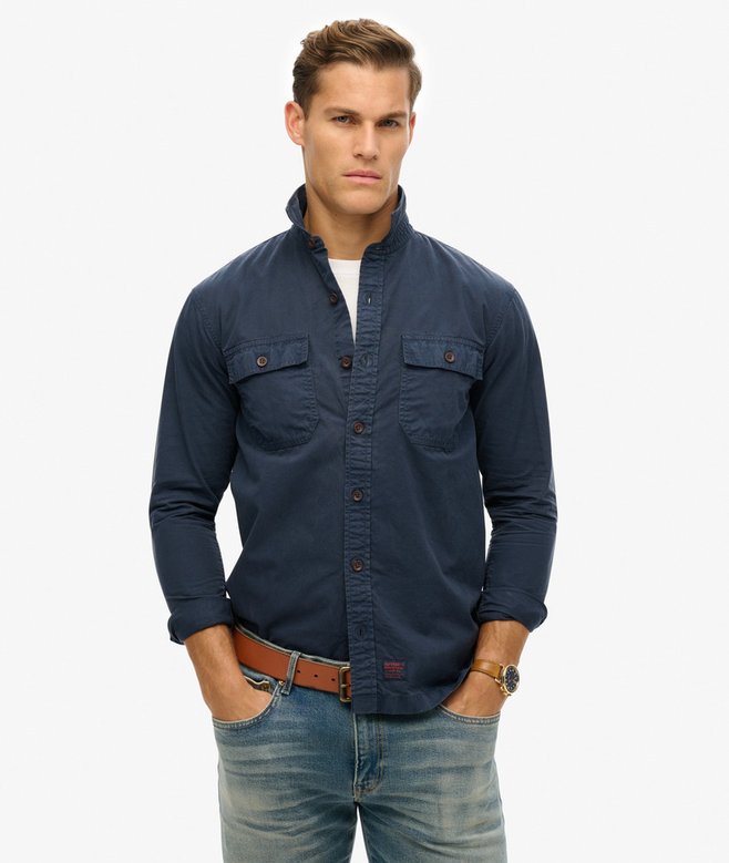 superdry Camisa de manga larga militar