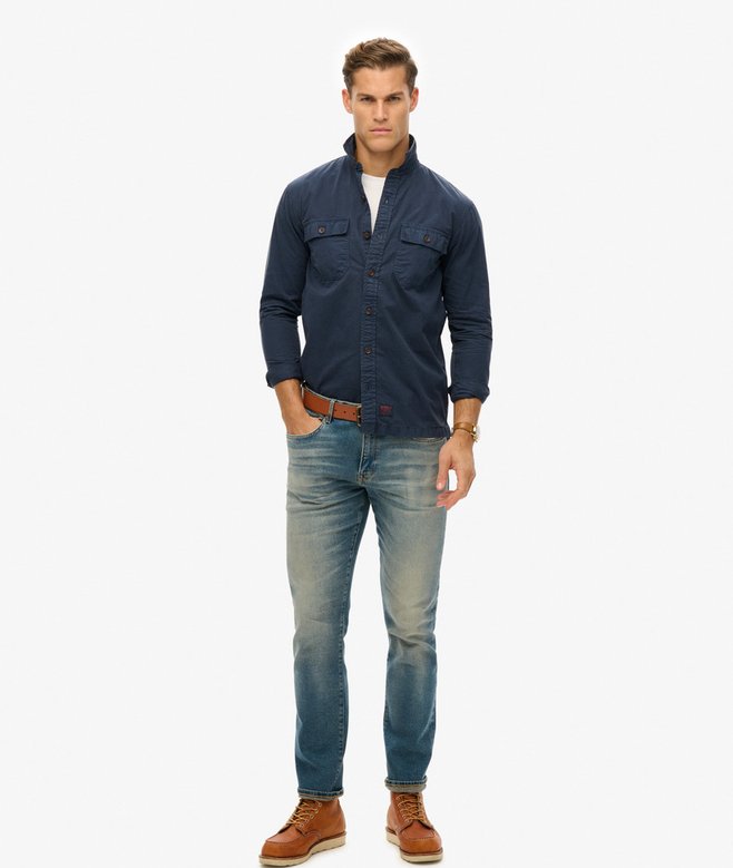superdry Camisa de manga larga militar Liquidación