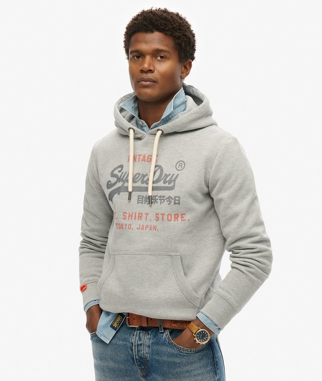 superdry Sudadera de corte relajado con capucha y logo Vintage Heritage Envío gratis