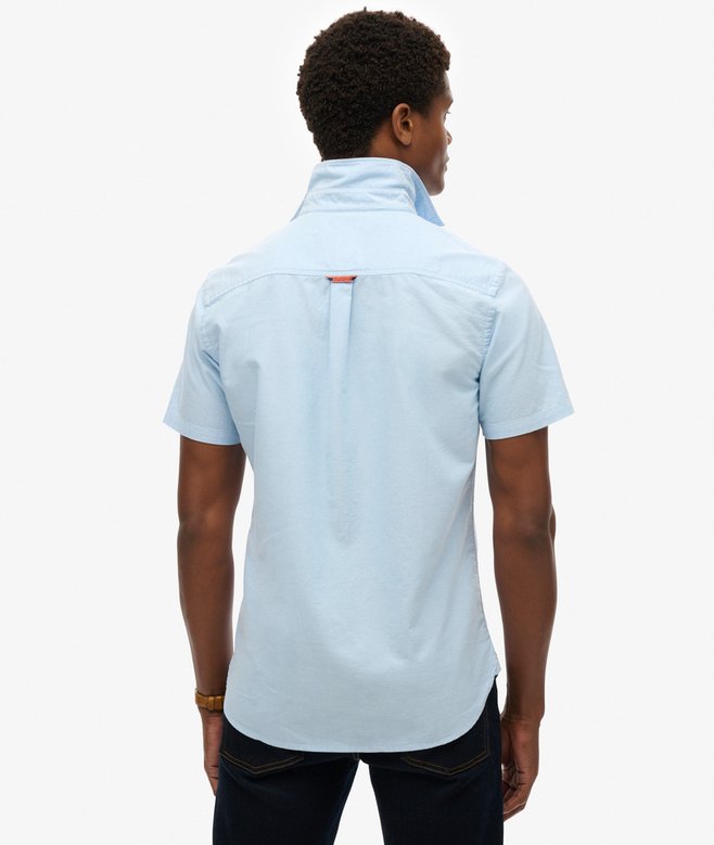 superdry Camisa Oxford de manga corta Oferta especial de fábrica