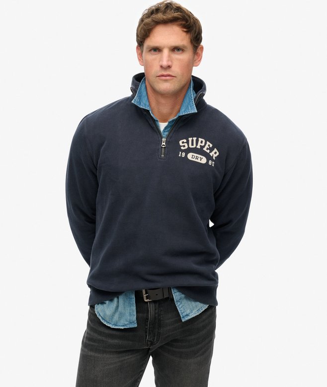 superdry Sudadera con media cremallera Athletic Essentials