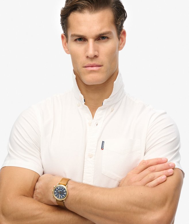 superdry Camisa Oxford de manga corta Solo queda un día