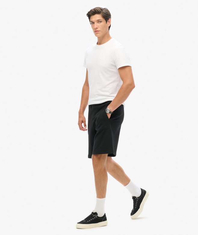 superdry Pantalones cortos de punto con logotipo Essential Superdescuento