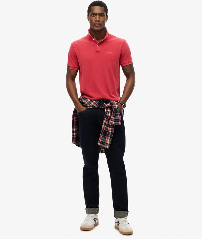 superdry Polo Vintage Destroy Grandes descuentos