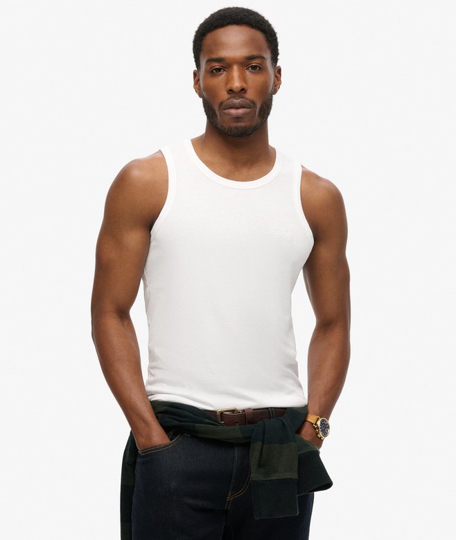 superdry Camiseta sin mangas con logotipo Essential