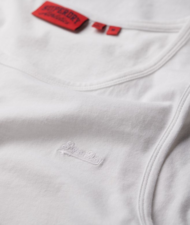 superdry Camiseta sin mangas con logotipo Essential Ahorra y exporta