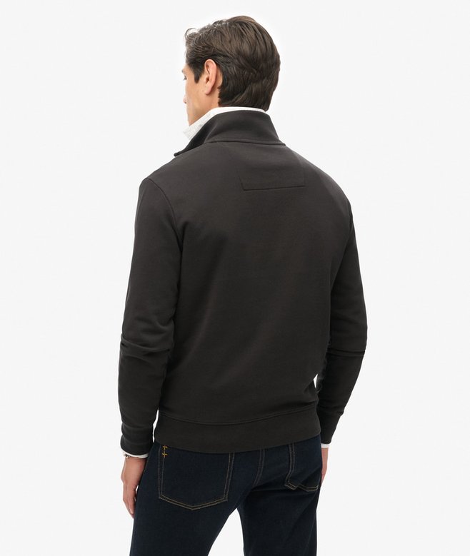 superdry Sudadera con media cremallera y logotipo Core Descuentos del mes