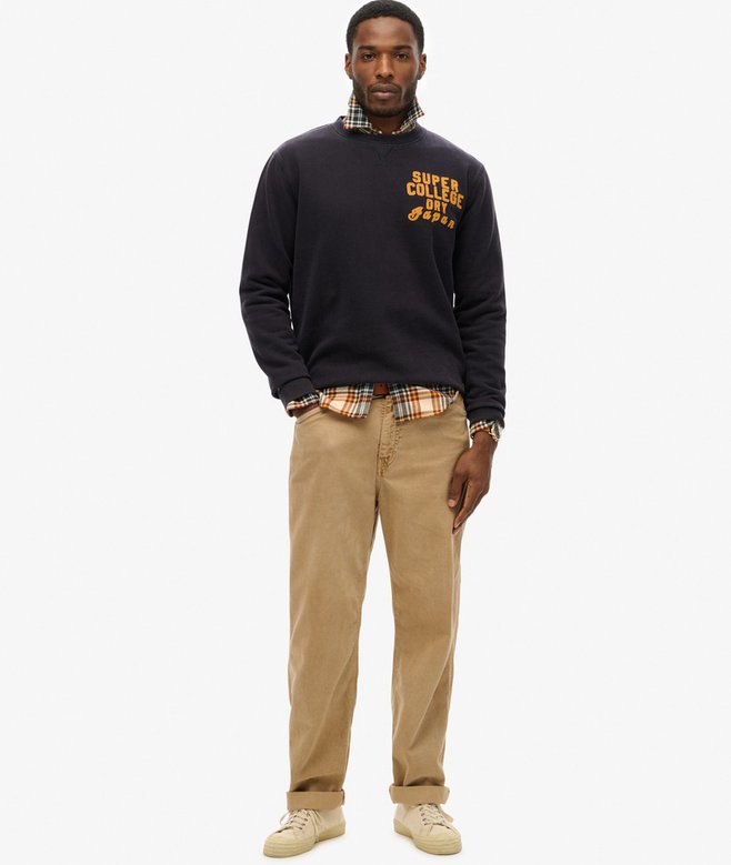 superdry Sudadera de cuello redondo Vintage Athletic Devoluciones gratuitas