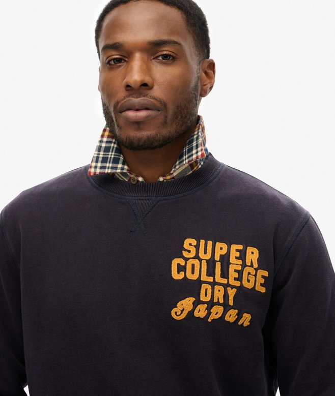 superdry Sudadera de cuello redondo Vintage Athletic Devoluciones gratuitas