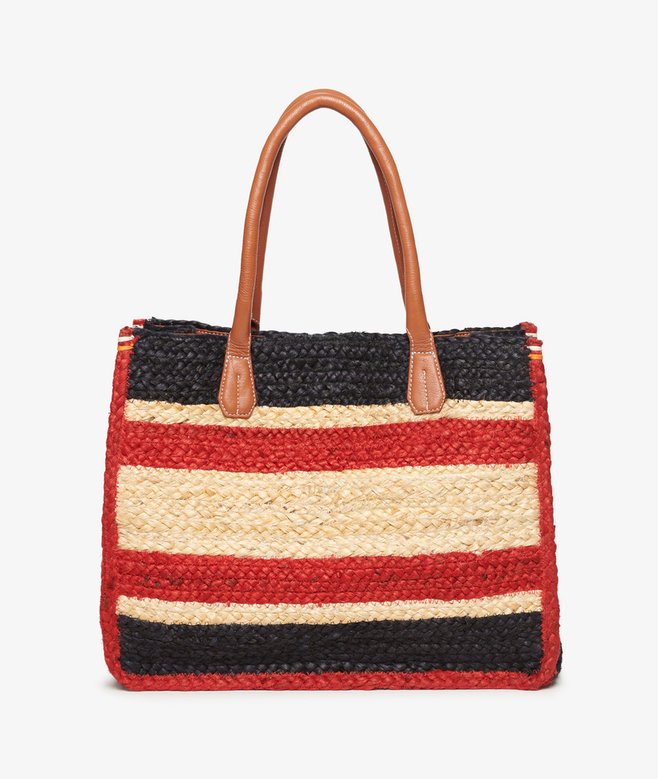 superdry Bolso tote de rafia Luxe Outlet online