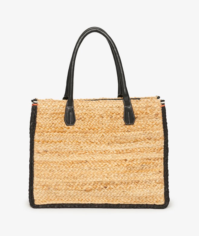 superdry Bolso tote de rafia Luxe Rebajas