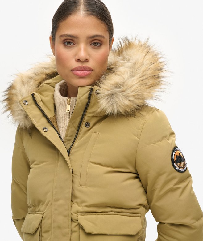 superdry Cazadora bómber acolchada con capucha Everest Liquidación