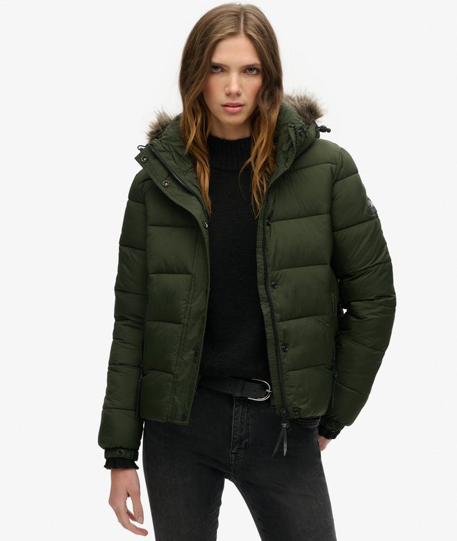 superdry Chaqueta corta con capucha de uso intermedio Rebajas top