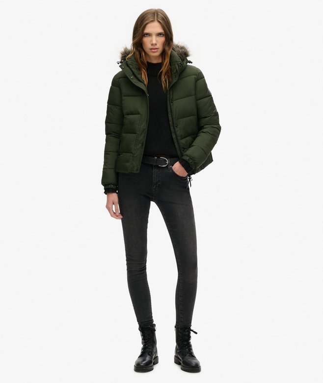 superdry Chaqueta corta con capucha de uso intermedio Rebajas top