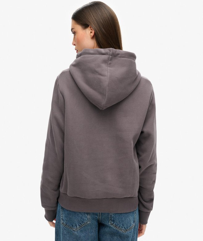 superdry Sudadera con capucha purpurina y logotipo Retro Últimos 3 días