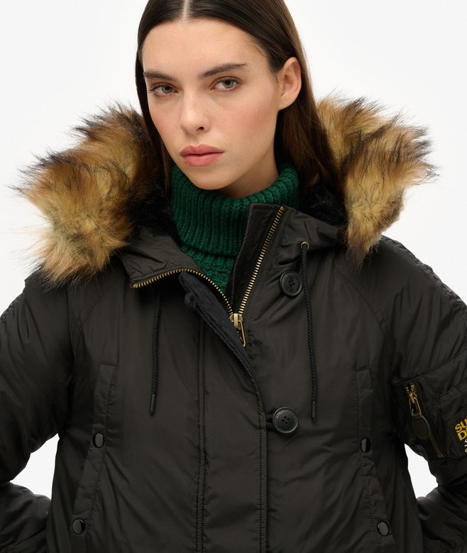 superdry Parka militar con capucha MA1 Último día