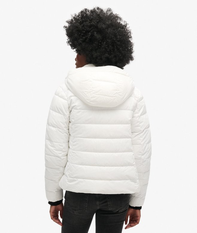 superdry Chaqueta acolchada de microfibra con capucha Precio de fábrica