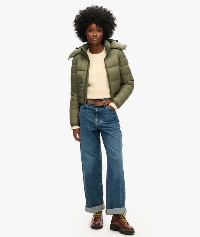 superdry Chaqueta corta con capucha Fuji Promoción por tiempo limitado