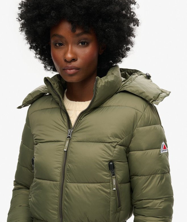 superdry Chaqueta corta con capucha Fuji Promoción por tiempo limitado