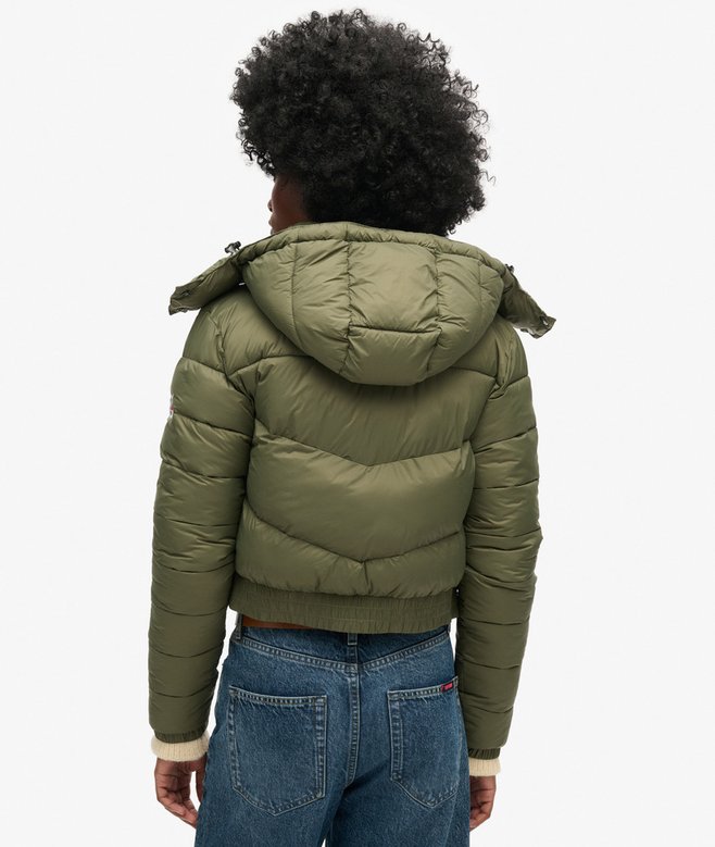 superdry Chaqueta corta con capucha Fuji Promoción por tiempo limitado