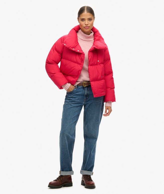 superdry Abrigo acolchado corto Tienda de fábrica