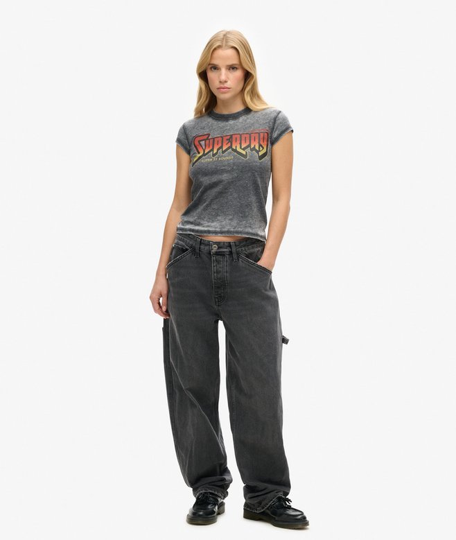 superdry Camiseta gráfica Rock Band En oferta