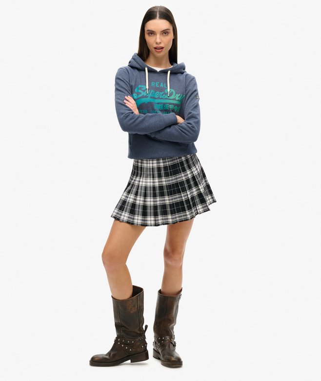 superdry Sudadera gráfica con capucha y Vintage Logo en tono más intenso Ofertas especiales