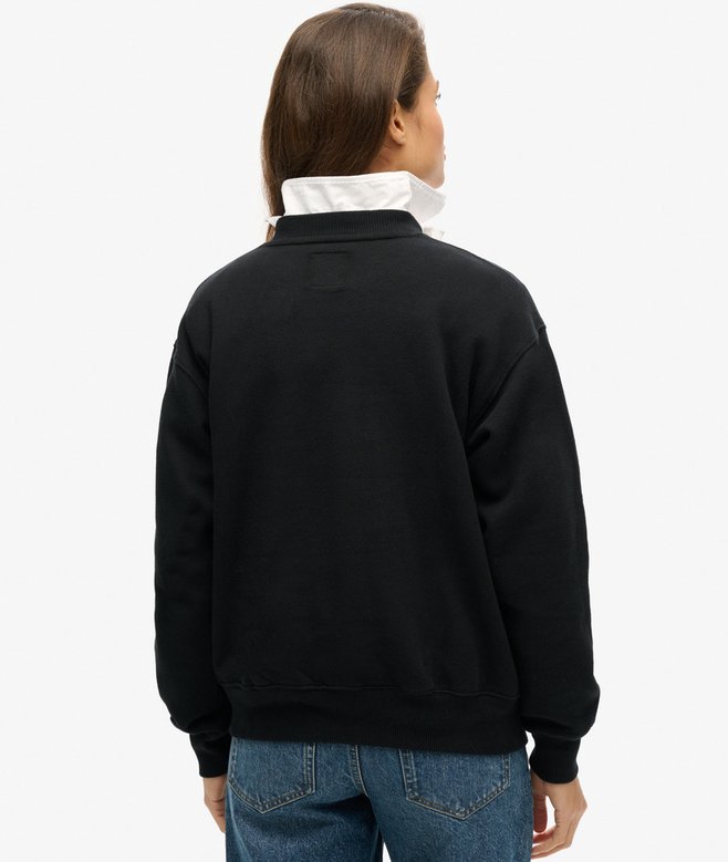 superdry Sudadera con logotipo metalizado Luxe Grandes ahorros