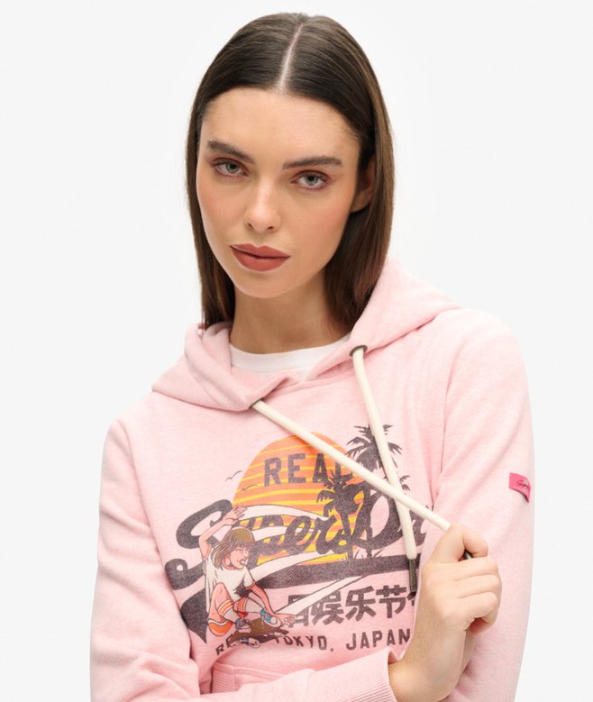 superdry Sudadera gráfica con capucha LA Rebajas de fin de temporada