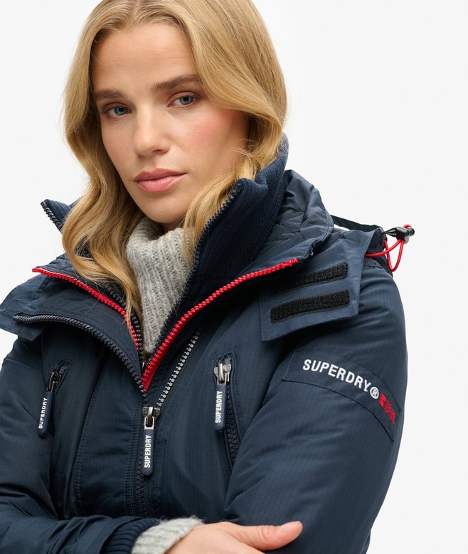 superdry Chaqueta cortavientos con capucha y logotipo Devoluciones gratuitas