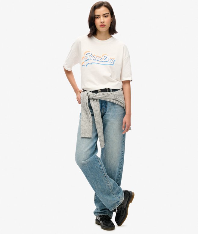 superdry Camiseta Rainbow Vintage Logo Outlet online