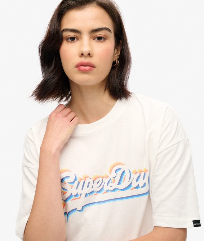 superdry Camiseta Rainbow Vintage Logo Outlet online